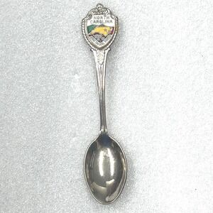 Unbranded Souvenir Spoon Unisex OS Silver Excellent North Carolina Tarheel State
